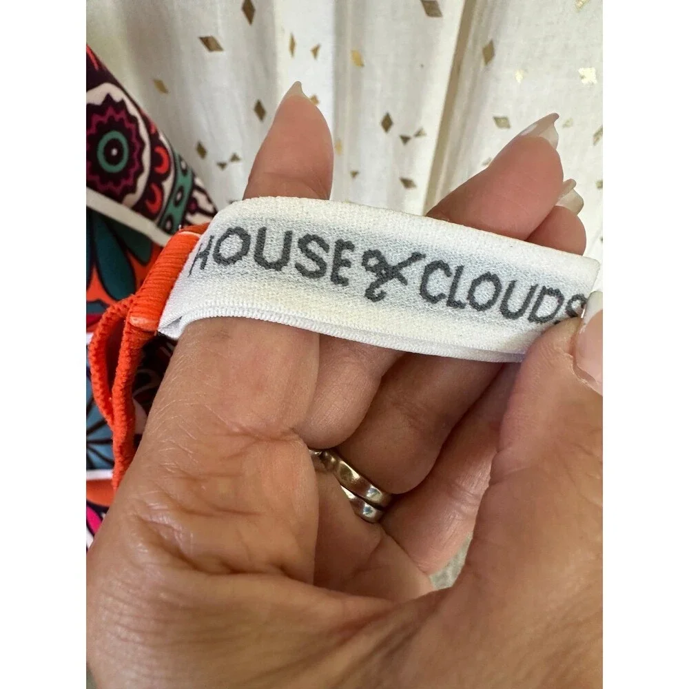 NWOT House of Clouds Colorful Bohemian Mosaic Travel Microfiber Beach Towel